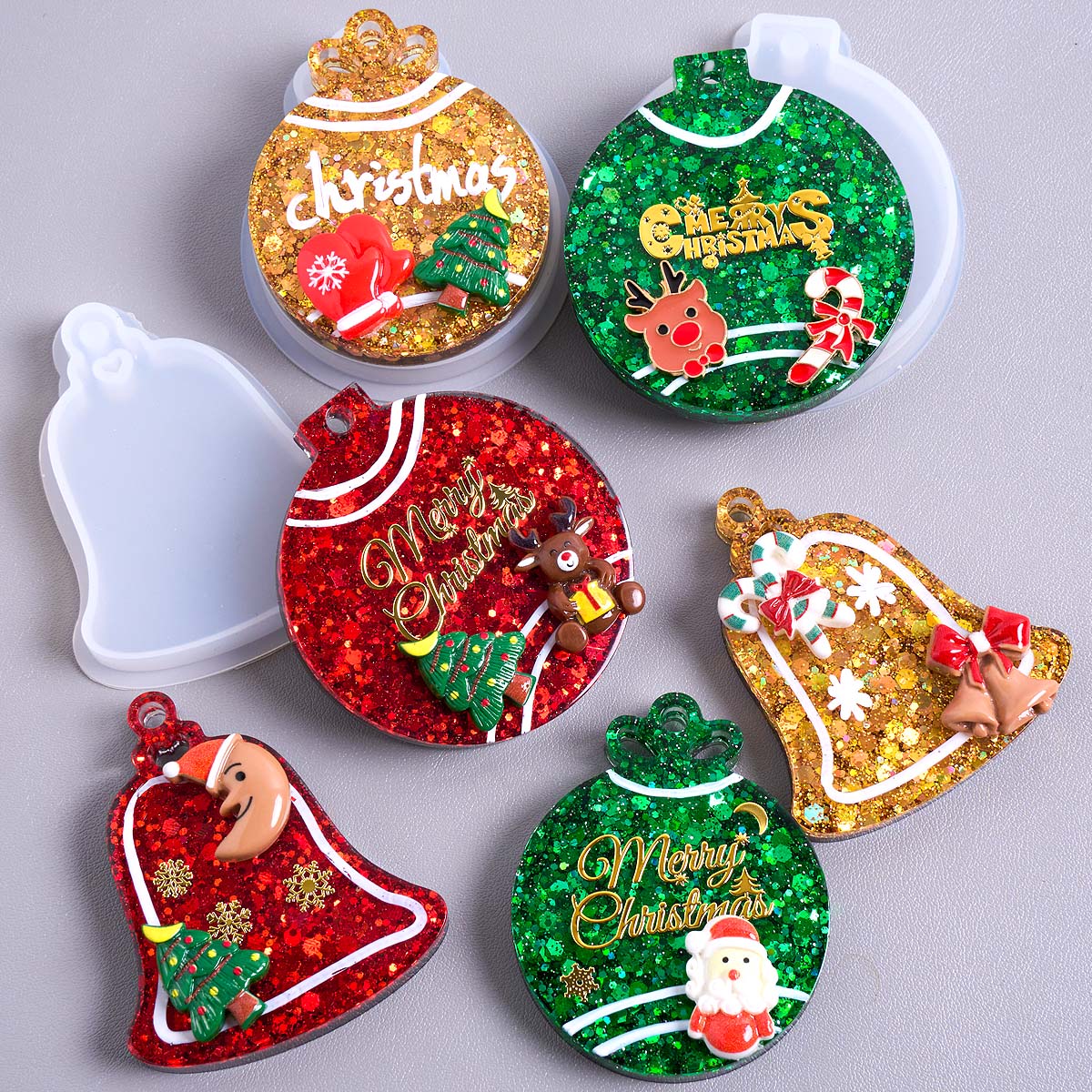 Etiqueta de natal pingente mol - Resin Art Uv avaliação e preço